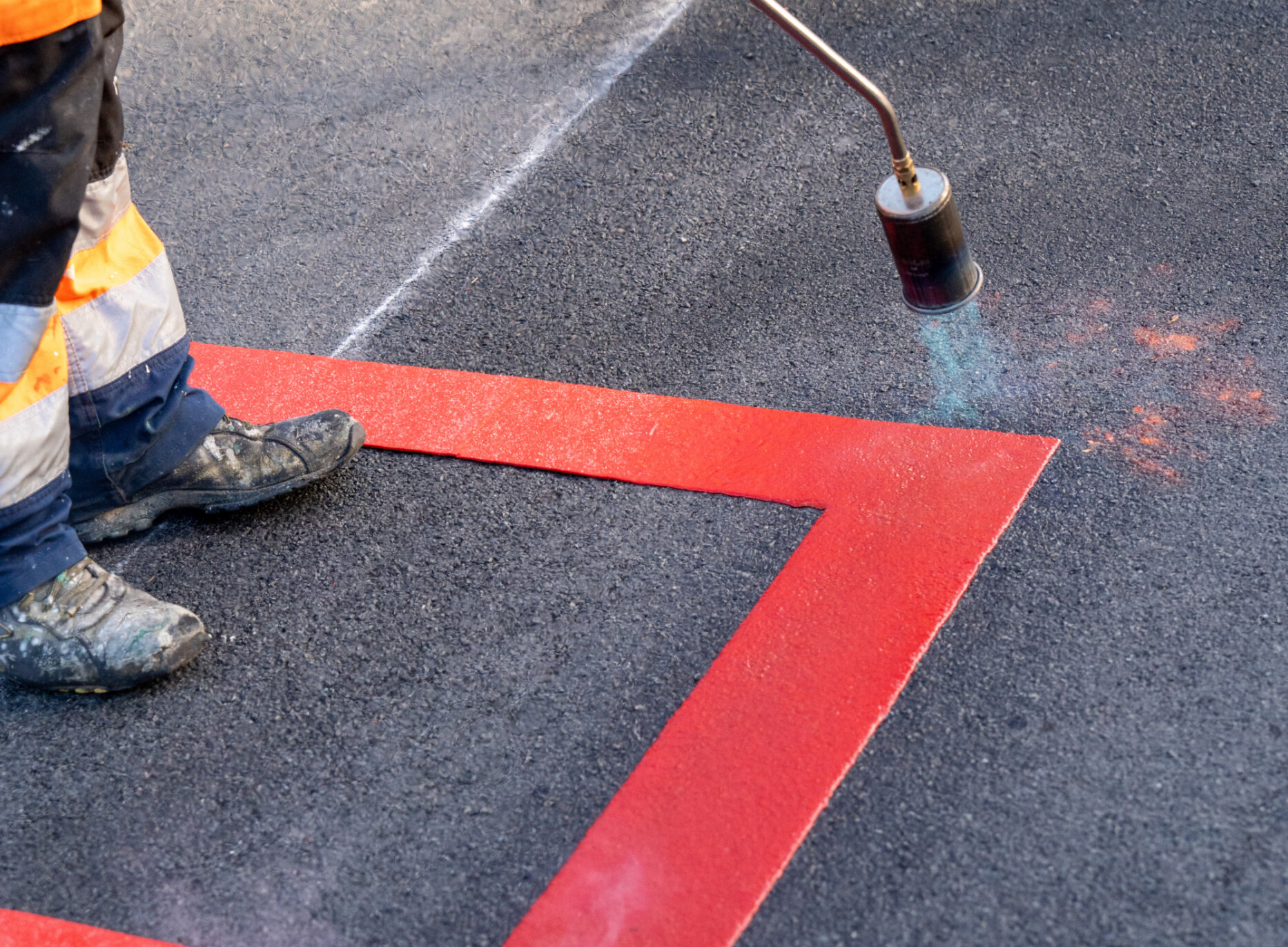 Trafiroad wegmarkering voorgevormde thermoplast