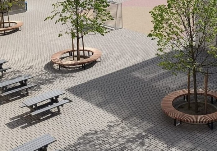 Trafiroad zitmeubilair speelplaats vilvoorde atheneum 1