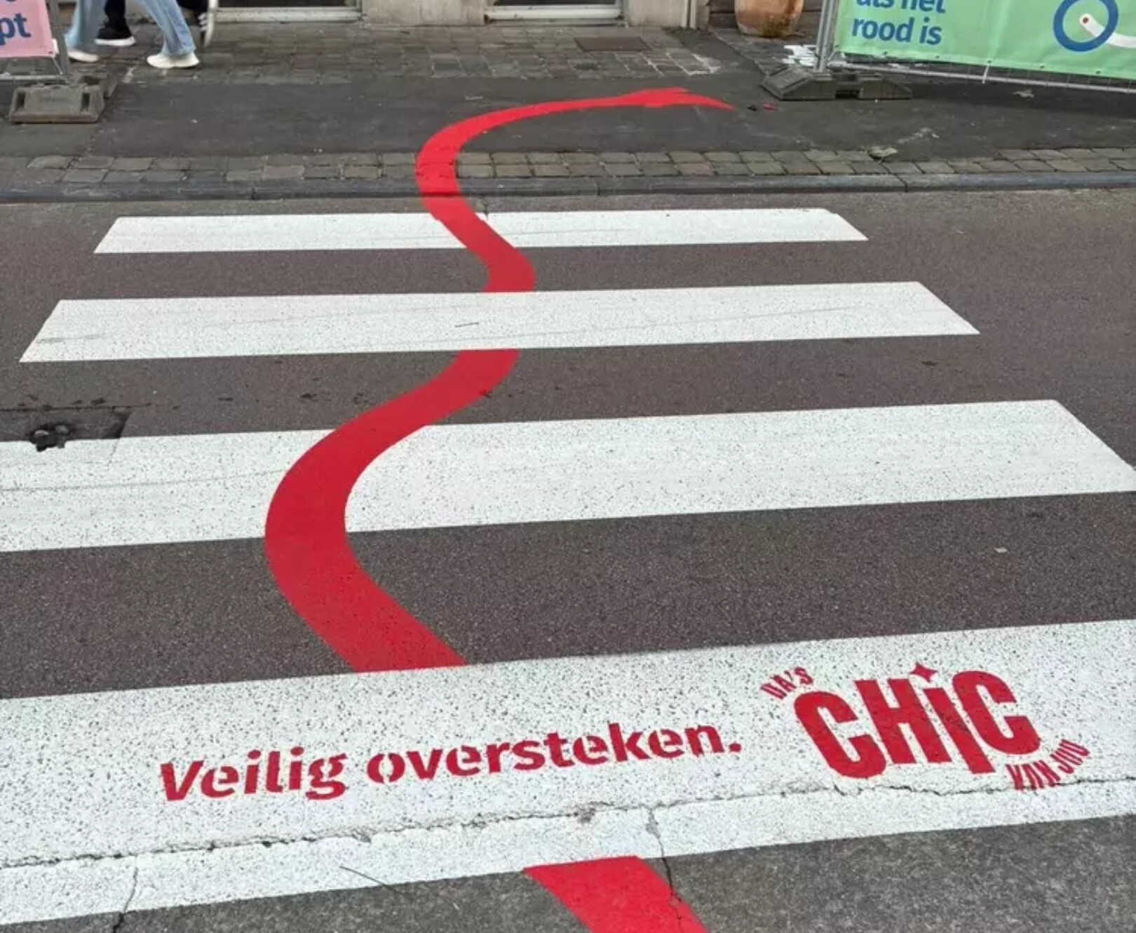 Trafiroad wegmarkering stad gent