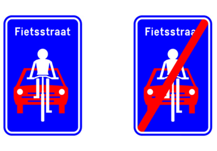 Hln alveringem fietsstraat trafiroad zone30 buurtbewoners verkeersbord