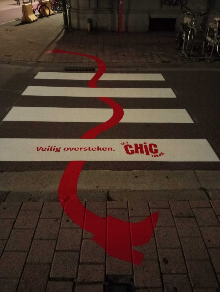 Trafiroad wegmarkering Predikherenlei Gent 8