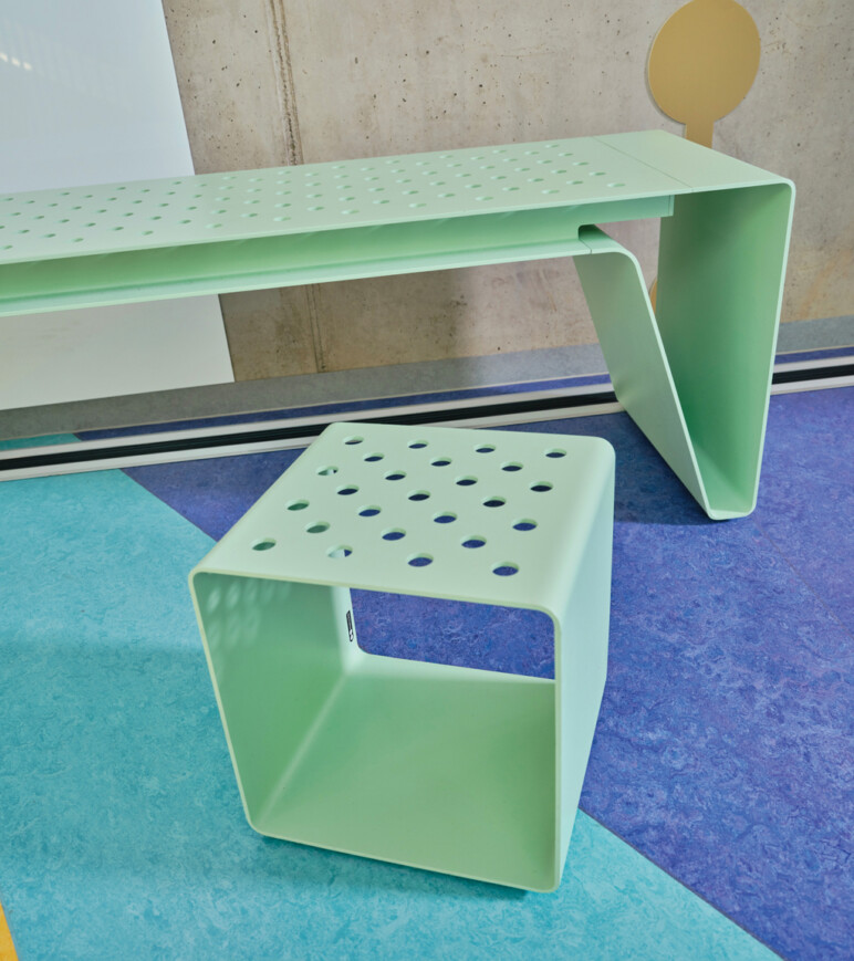 Trafiroad straatmeubilair zitbanken kinderen radium baby 02