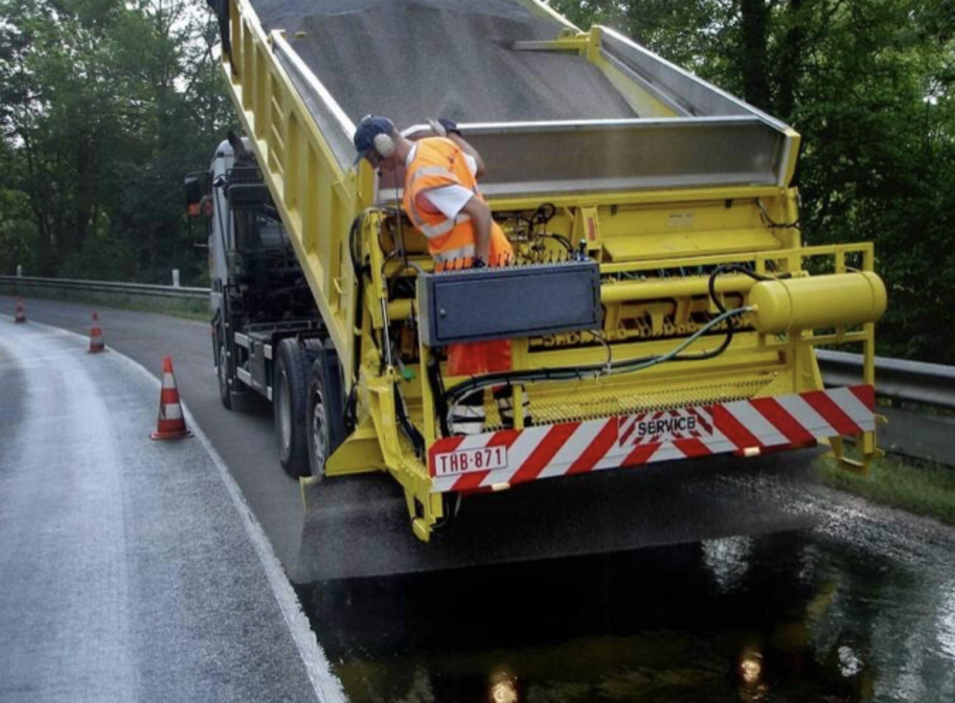 Trafiroad Trafigrip werkwijze