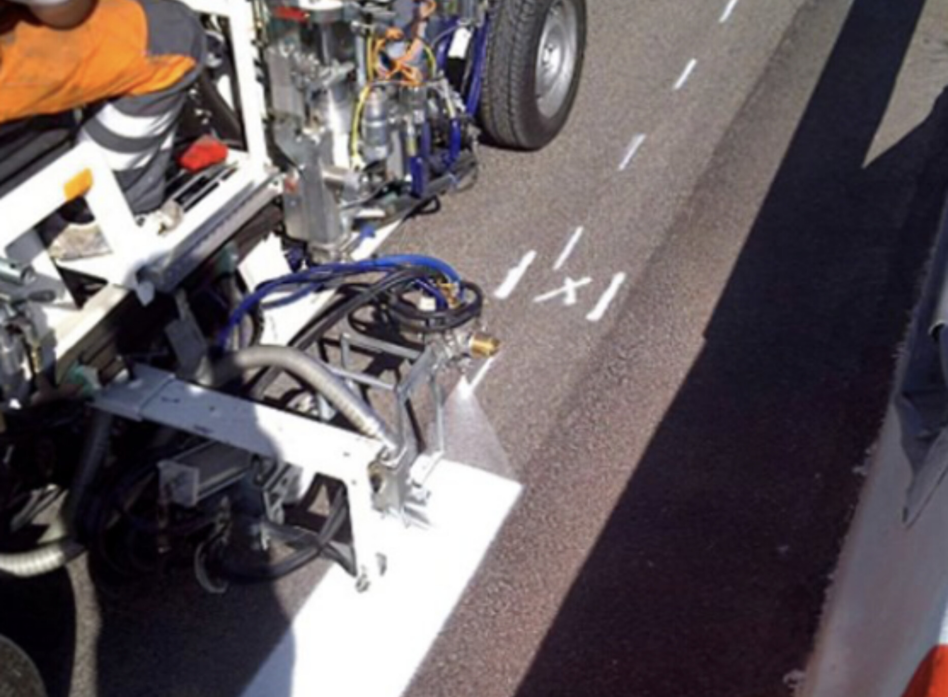 Trafiroad koudplast wegmarkering