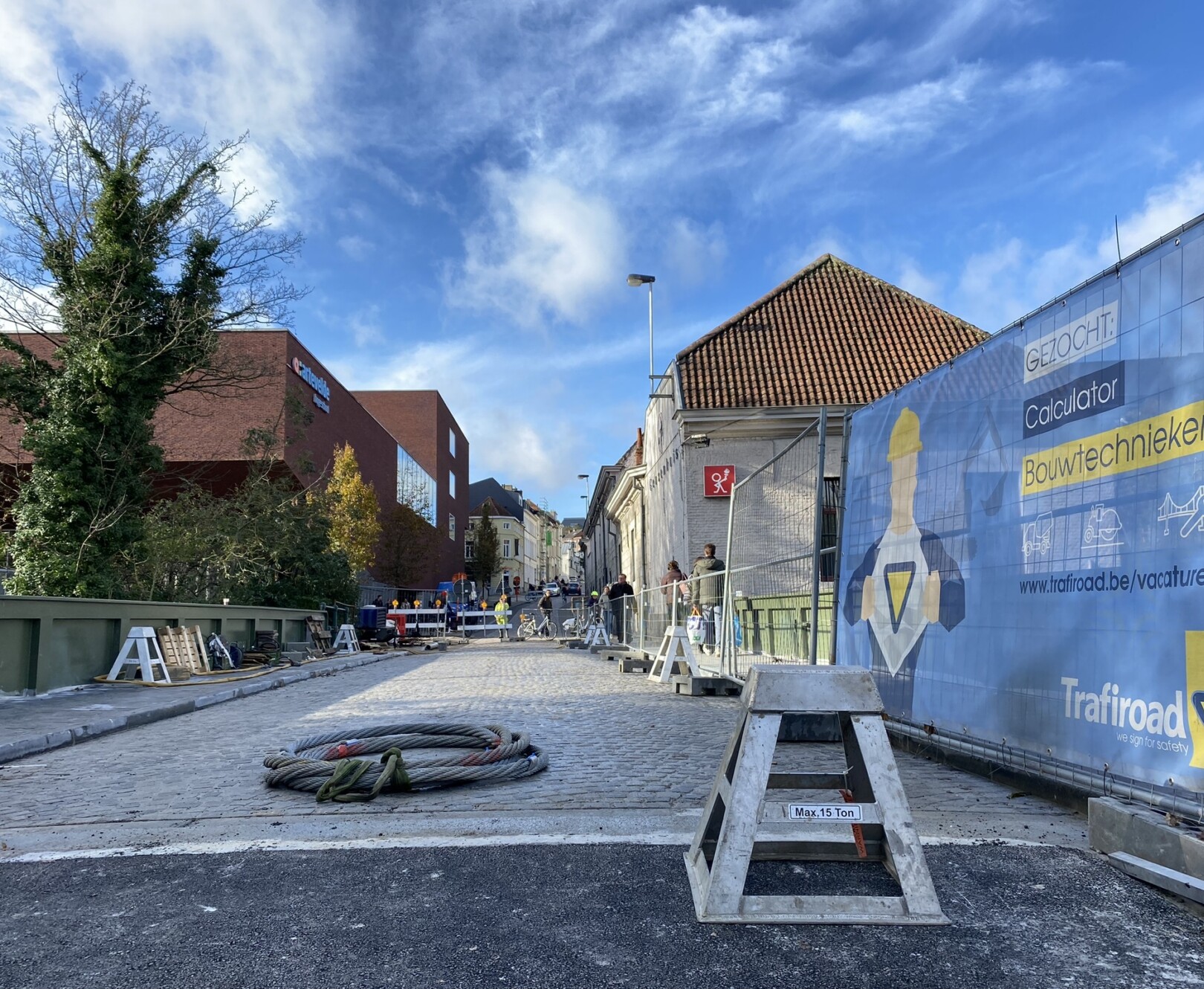 Trafiroad bouwtechnieken brugrenovatie muinkberg