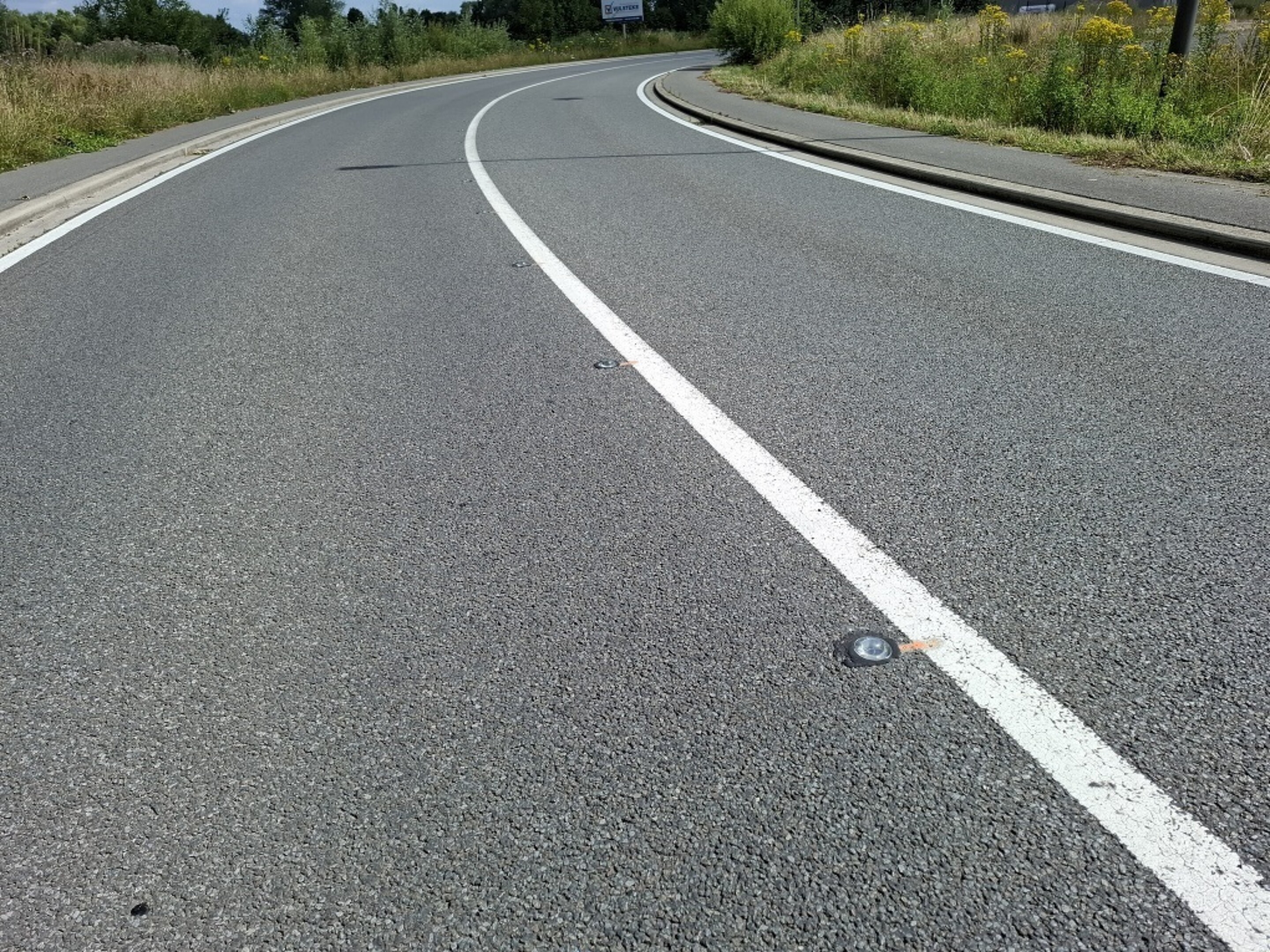Trafiroad Glasbolreflectoren gemeente Herent 12