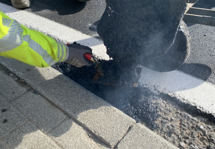 Trafiroad bouwtechnieken gietasfalt