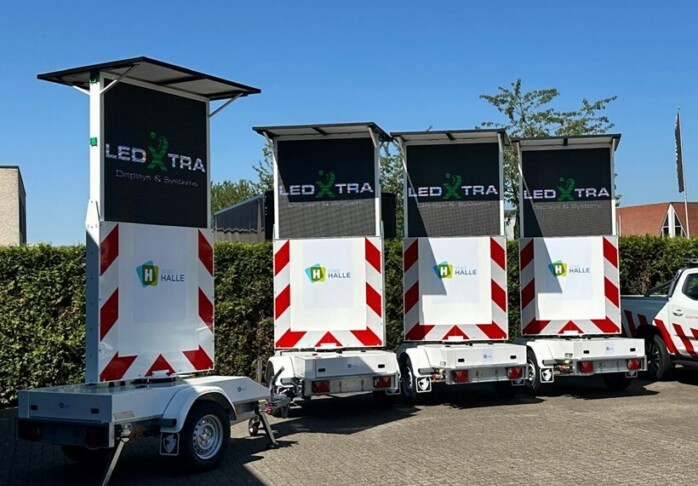 Trafiroad informatiedrager LED tekstkar trailer 20