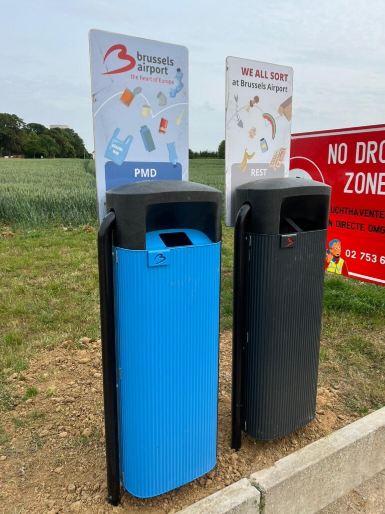 VVS R2 afvalbakken Brussels Airport 08