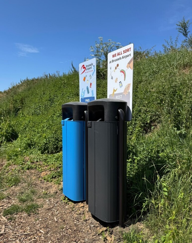 Trafiroad BAC brusselsairport afvalbakken 01