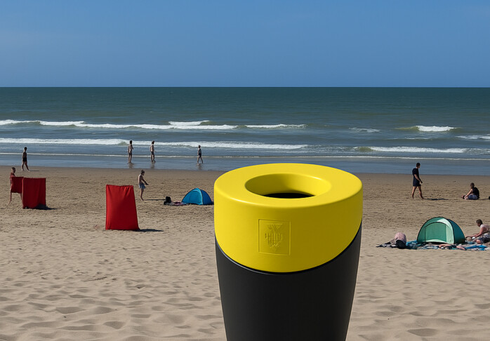 Trafiroad Alvium beach afvalbak
