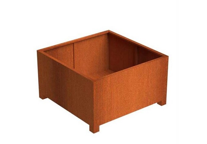 Trafiroad VVS bloemen plantenbak corten 01