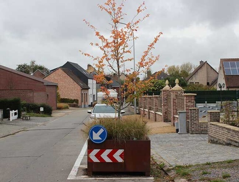 Trafiroad bloemen plantenbak corten 06