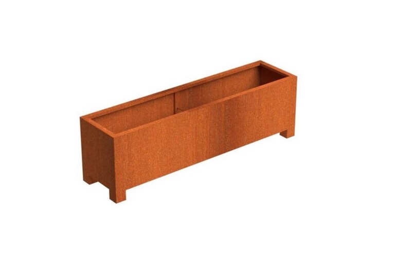 Trafiroad bloemen plantenbak corten 02
