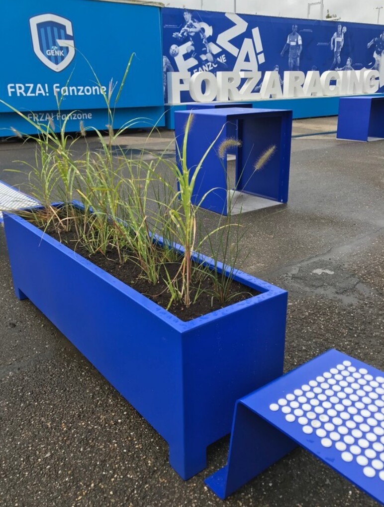 Trafiroad bloemen plantenbak RAL 011