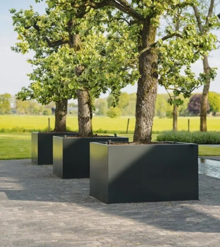 Trafiroad bloemen plantenbak RAL 010