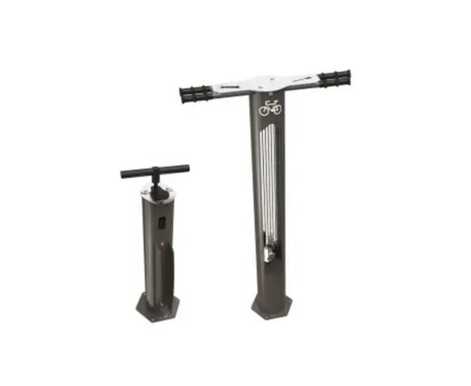 Trafiroad fietsherstelzuil fietspomp 01