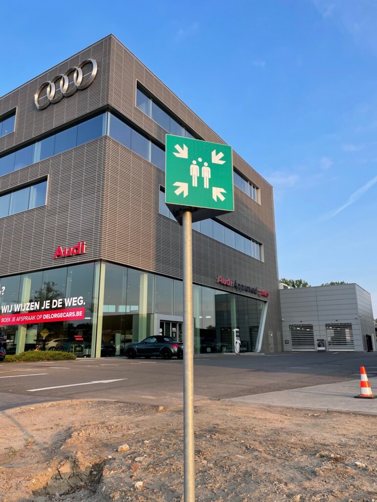 Trafiroad 3D bord verzamelplaats