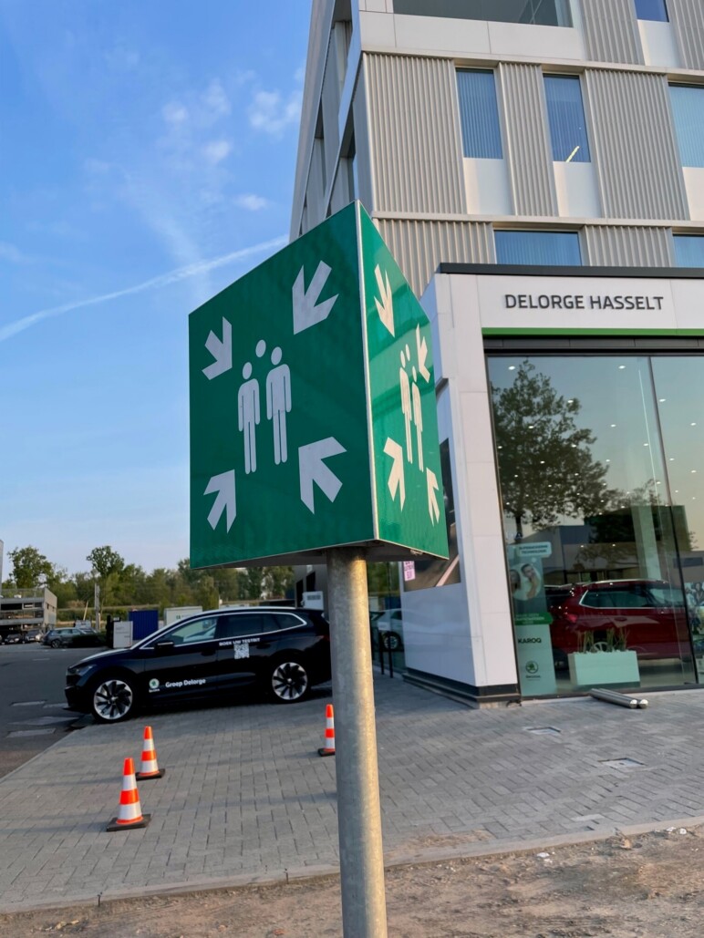 Trafiroad 3D bord verzamelplaats bedrijf