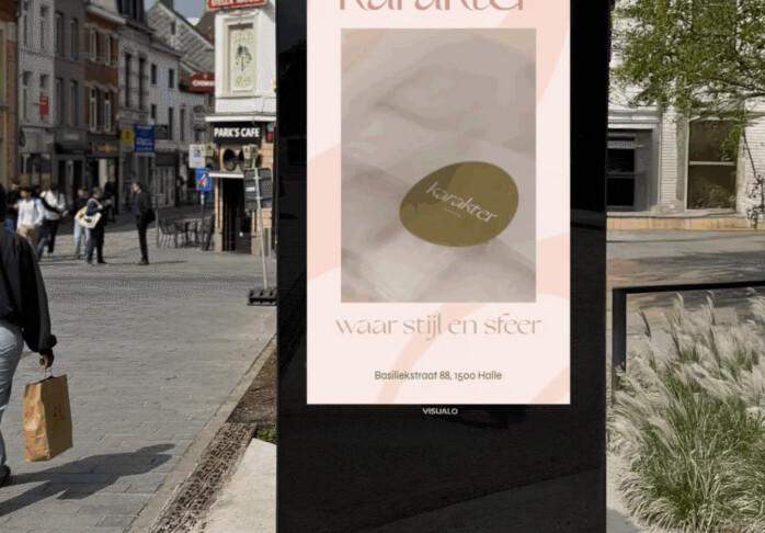 Trafiroad Visualo Slimme informatiezuil straatmeubilair