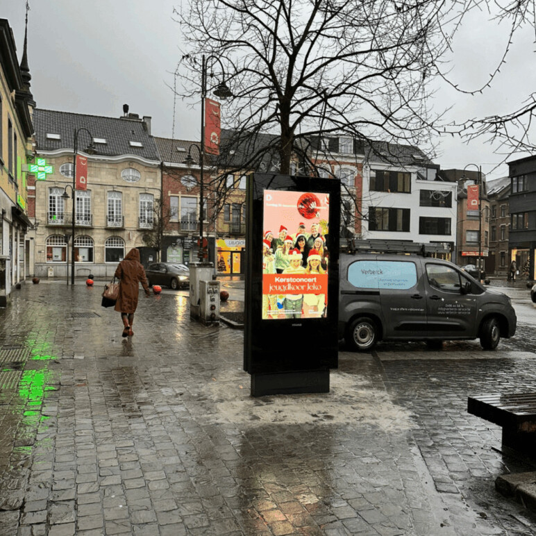 Trafiroad Visualo Slimme informatiezuil voorbeeld