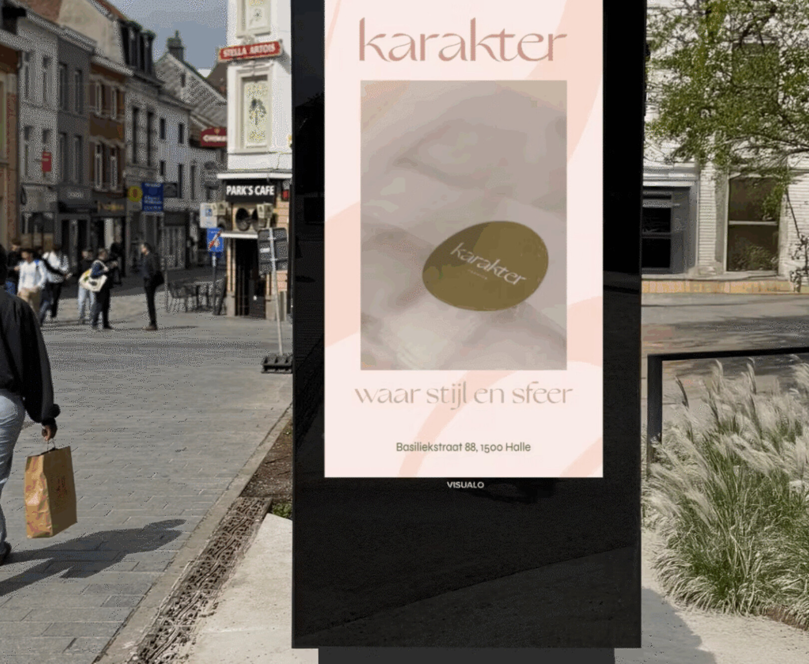 Trafiroad Visualo Slimme informatiezuil straatmeubilair