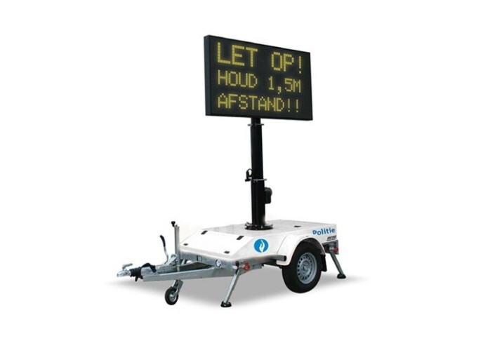 Trafiroad led tekstkar