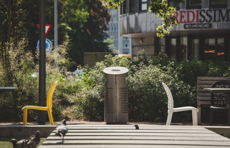 Trafiroad Poncelet Corbeille Contemporaine incline Sineu Graff 5