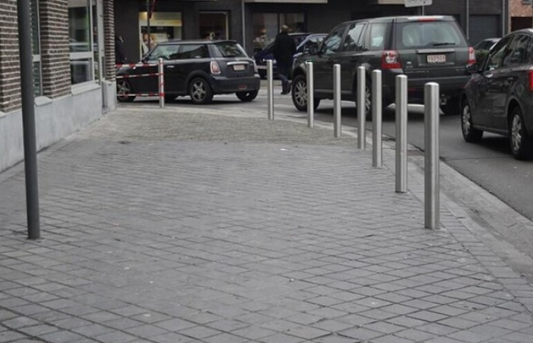 Trafiroad VVS antiparkeerpaal RVS 06