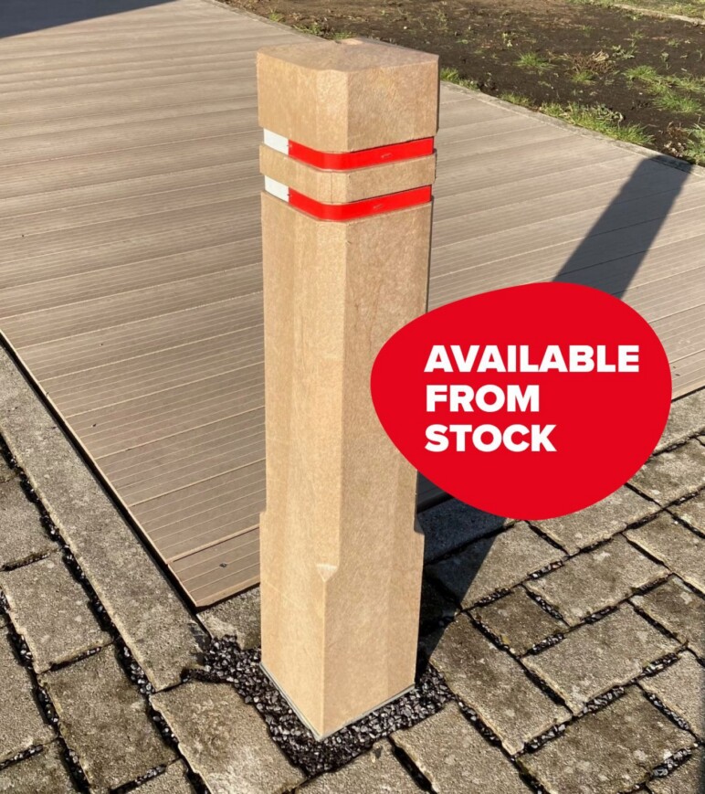 Trafiroad Diamantkoppaal kunststofreyclage beige 02