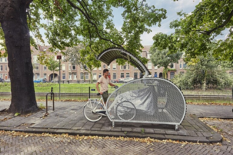 Trafiroad Fietshangar Fietsparkeren straatbeeld